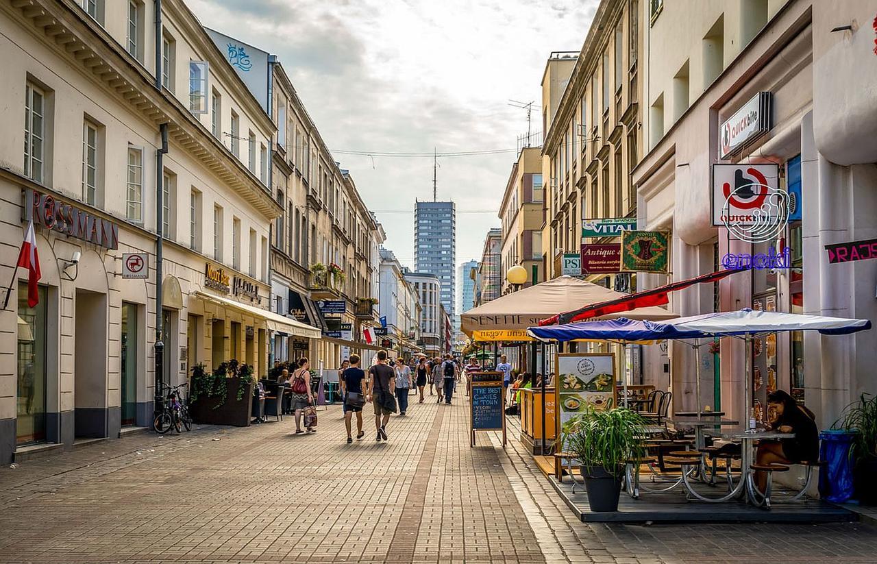 Elegant Apartment Chmielna Promenade Warsaw Exterior photo